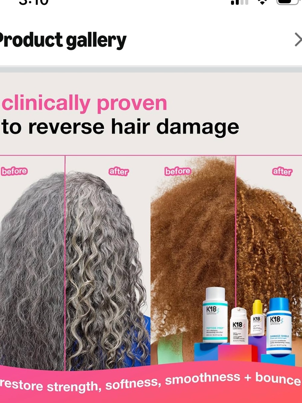 Leave-In Molecular Repair Hair Mask, Patented, Lasting Repair For Dry Hair - Picture 4 of 10